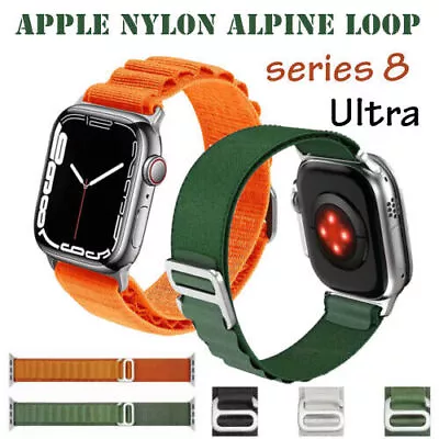 $19.99 • Buy Alpine Loop Strap For Apple Watch Band 49mm 45mm 41mm Nylon Series 34 5 SE 6 7 8