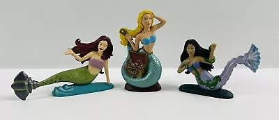 Vintage Becker & Mayer Mermaid Ocean Sea Figurines Toys Cake Topper Lot Of 3 • $19.99