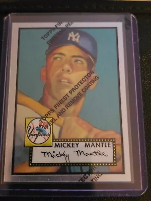 1996 Topps Chrome Commemorative #2 1952 Topps 311 Mickey Mantle New York Yankees • $49.99