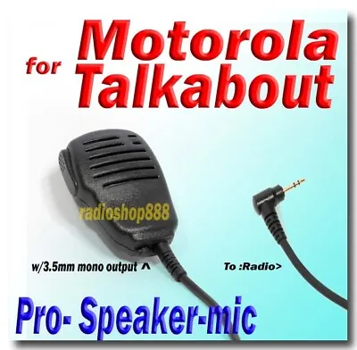 41-22MT Speaker-mic For Motorola Talkabout    • $12
