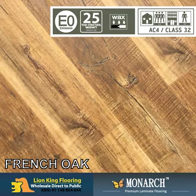 FRENCH OAK LAMINATE FLOORING /FLOATING FLOOR E0 Rating AC4 Introductory Offer • $24.99