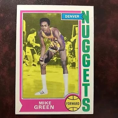 1974-75 Topps ABA Set MIKE GREEN #254 DENVER NUGGETS - EX-MINT *HIGH GRADE* • $2.39