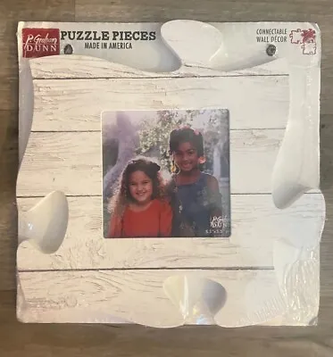 P. Graham Dunn Pink Puzzle Piece Photo Picture Frame • $12