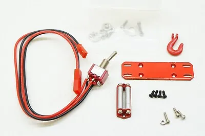 1/10 Scale RC Crawler Winch Parts Accessories: Red Hook Roller Rope Guide JST • $4.95