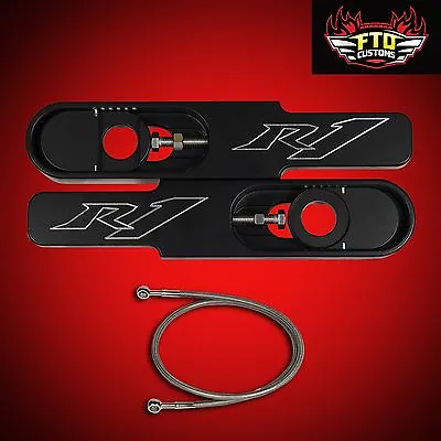 2002 Yamaha YZFR1 Swingarm Extensions & Brake Line  YZF-R1 Swingarm Extension • $154.89