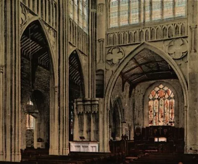 £6.29 • Buy Parish Church Chipping Norton Gothic Interior History Colour Printed Postcard