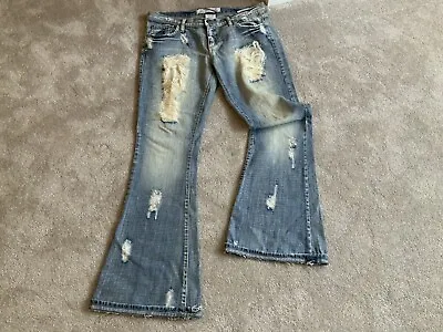 MET Jeans Italian Flared Distressed  Size 31 • $37.34
