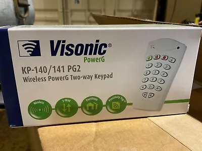 Visonic KP-140 / 141 PG2 PowerG Wireless Portable Keypad (433-0 MHz) • $44