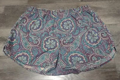 Vtg Men's Paisley Jockey Life Size 36 Boxer Shorts USA Athletic Cut • $20.52