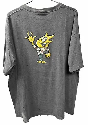 Vintage Mossimo Graphic T Shirt 90s Skate Style Tee Faded Grey Size Large • $30