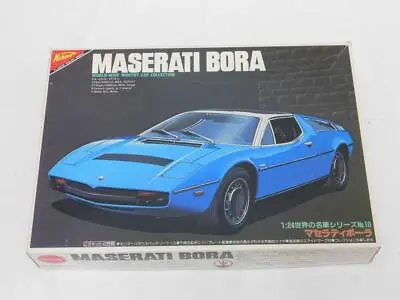 1/24 Nichimo Maserati BORA Motorized Exotic Sports Car Plastic Model Kit 10 • $57.19