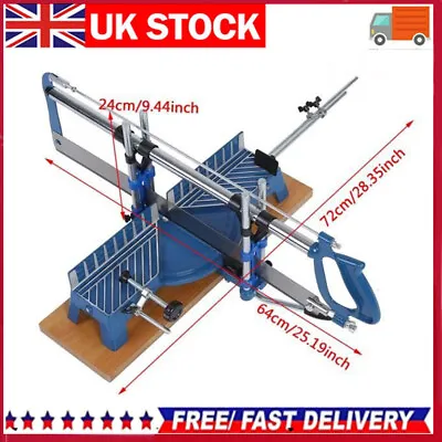 Iron Manual Precision Mitre Hand Saw Angle Woodwork Carpentary Saw Hand Tools • £47.88