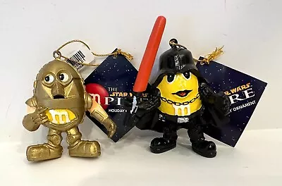 KURT S. ADLER STAR WARS MPIRE CHRISTMAS ORNAMENT DARTH VADER & C3PO GOLD M&Ms • $18.95