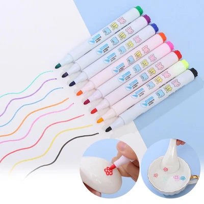 £4.86 • Buy Toys Magical Water Painting Pen Colorful Mark Pen Whiteboard Markers Doodle Pen
