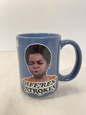 Diff'rent Strokes Mug Cup Blue Coffee Gary Coleman Whatchu Talkin' 'Bout Willis? • $11.04