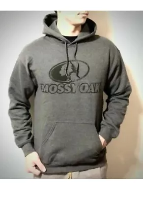 Mossy Oak Pullover Hoodie Gray Large 42-46 • $19.50