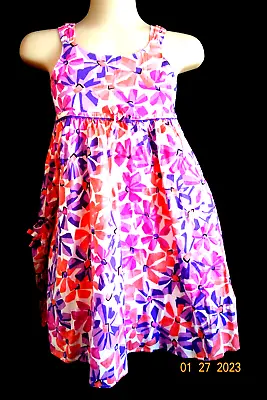 Maggie And Zoe Girls Size 7 Floral Lined Sundress • $10.99