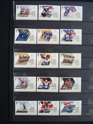 £25 • Buy Great Britain. 2012 Olympic Gold Medal Winners, London. Complete Set Of 29 Mnh