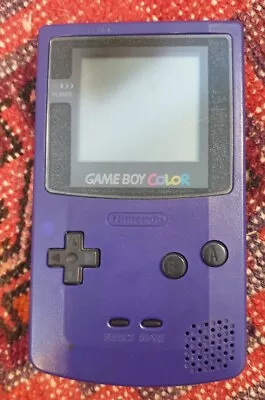 Nintendo Game Boy Color Grape Purple Working • £11.50
