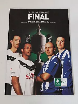 £1 • Buy 2011 FA Vase Final: Coalville Town V. Whitley Bay