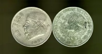 Mexico 🇲🇽 1 Peso 1971 • $0.65