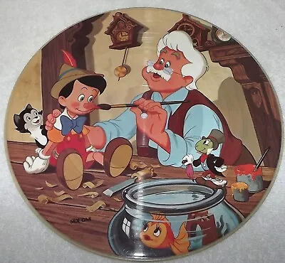 Walt Disney's PINOCCHIO OST 1980 Vinyl LP 3102 Picture Disc - AS IS For Display • $6.95