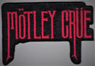 MOTLEY CRUE - RED LOGO - IRON Or SEW ON PATCH • $7