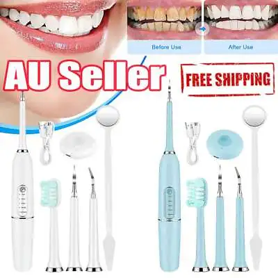 Electric Ultrasonic Dental Tartar Plaque Calculus Tooth Remover Set Cleaner M1 • $19.02