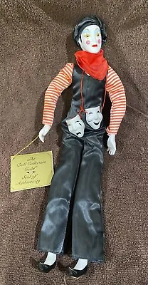 Pre Owned Vintage French Parisian Caberet Clown Mime Porcelain Bisque Doll 1985 • $32