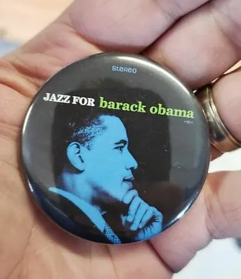 Jazz For Obama Official 2008 Obama Campaign Button  • $75