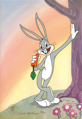 Warner Brothers: Bugs Bunny Limited Edition Cel Signed By Robert McKimson • $995