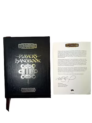 Signed Special Edition Dungeon & Dragons Players Handbook 3.5 Core Rule Book 1 • $465.99