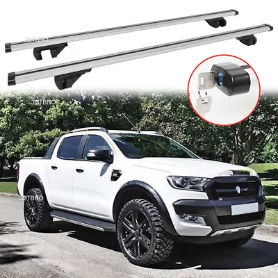 Pair SUV Car Top Cross Bar Roof Racks Cargo Carrier For Ford Ranger Raised Rails • $179.25