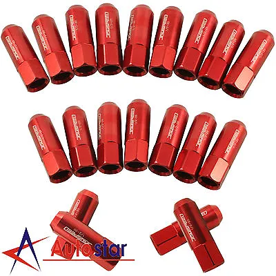 20pcs Red Extended Forged Aluminum Tuner Racing Wheel Lug Nuts For Ford Mustang • $327.86