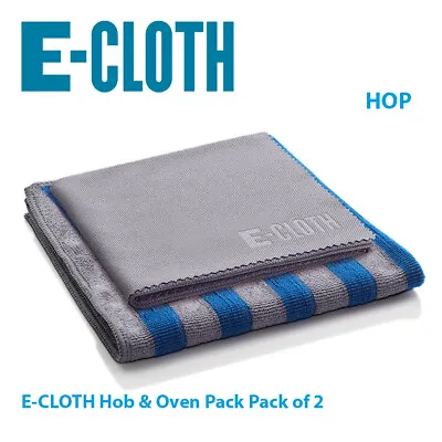 E-CLOTH Hob Cooker Oven Microfibre Cleaning Cloth And Polish Cloth Pack Of 2 HOP • £6.95