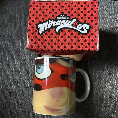 Zag Heroez Miraculous Ladybug Ceramic Mug In Gift Box Taza Ceramica Lady Bug • £5.50