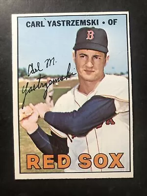 Carl Yastrzemski 1967 Topps Vintage Baseball Card #355 RARE!! Boston Red Sox HOF • $1.99