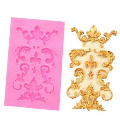 Silicone Soap Mold Retro Border Fondant Cake Chocolate Mold Kitchen Accessories • $12.09