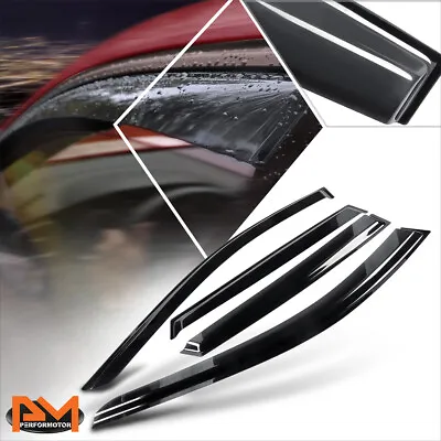 For 17-24 Mazda CX-5 Tape-on Side Window Visors Sun Guards Rain Deflector 4Pcs • $29.89