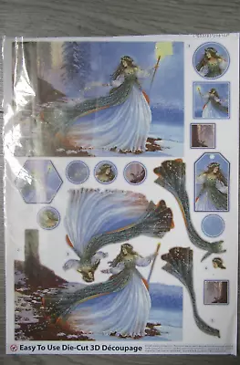 Craft Creations Die Cut  3D Decoupage  Sea Fairy • £0.99