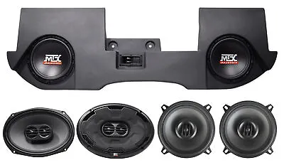 Dual 10  MTX Subwoofers+Box+(4) MTX Speakers For 2002-16 Dodge Ram Quad/Crew Cab • $819.86