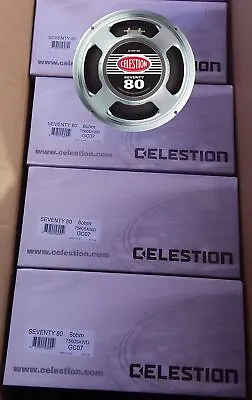 Celestion Seventy 80 8 Ohm (4 Pack Discount) 12 Inch 80W Guitar Speaker 70 80... • $360