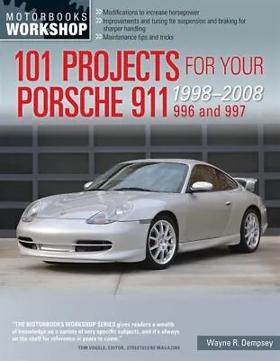 Porsche 911 Manual Shop Service Repair 101 Projects Book 996 997 • $35