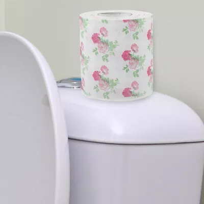  2 Rolls Colored Toilet Paper Bathroom Tissue Table Centerpiece Rose • £8.99