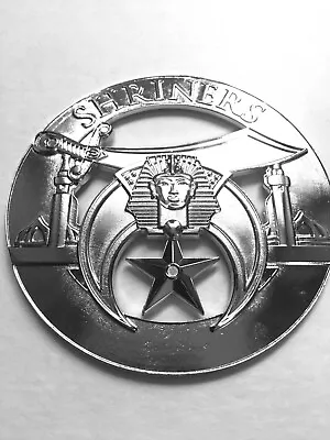 Masonic  Metal Chrome Shriners Auto Car Emblem • $13.99