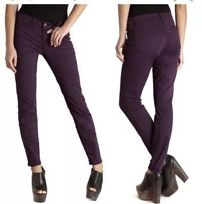 J Brand Major Intermix Skinny Jeans Aubergine Size 27 Pre-owned • $19.60