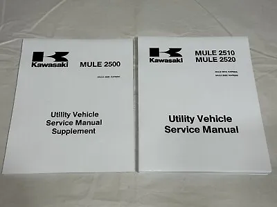 Service Shop Repair Manual 1993-2003 Kawasaki Mule 2500 2510 2520 KAF620 A B C • $17.59