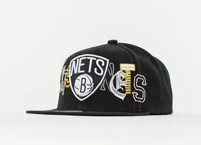 Mens Mitchell & Ness Brooklyn Nets Hype Snapback Hat • $12.99