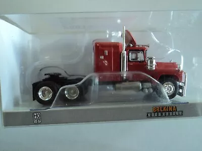 Brekina  1966 Mack Rs 700  Tractor Truck  Red    Ho  1/87   Plastic • $34.95