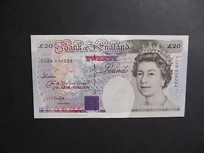 B375 Bank Of England £20 Pound Note G.e.a.kentfield  Cj28 036224 Uncirculated • £60